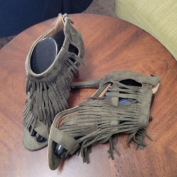 HERSTYLE WOMEN"S OPEN TOE BACK ZIPPER CLOSURE SANDAL - Picture 8 of 14